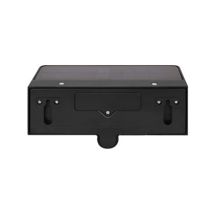 LED-solcells-vägglampa med rörelse- och skymningssensor LED/3W/3,7V IP54 1500 mAh svart
