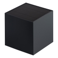 LED solcellsdriven vägglampa med sensor REKA LED/3W/3,7V 1800 mAh 3000/4000/6500K IP65 antracit
