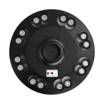 LED solcellsdriven gatlampa med sensor LUVIA LED/15W/3,2V 4000K IP54 5400 mAh + fjärrkontroll