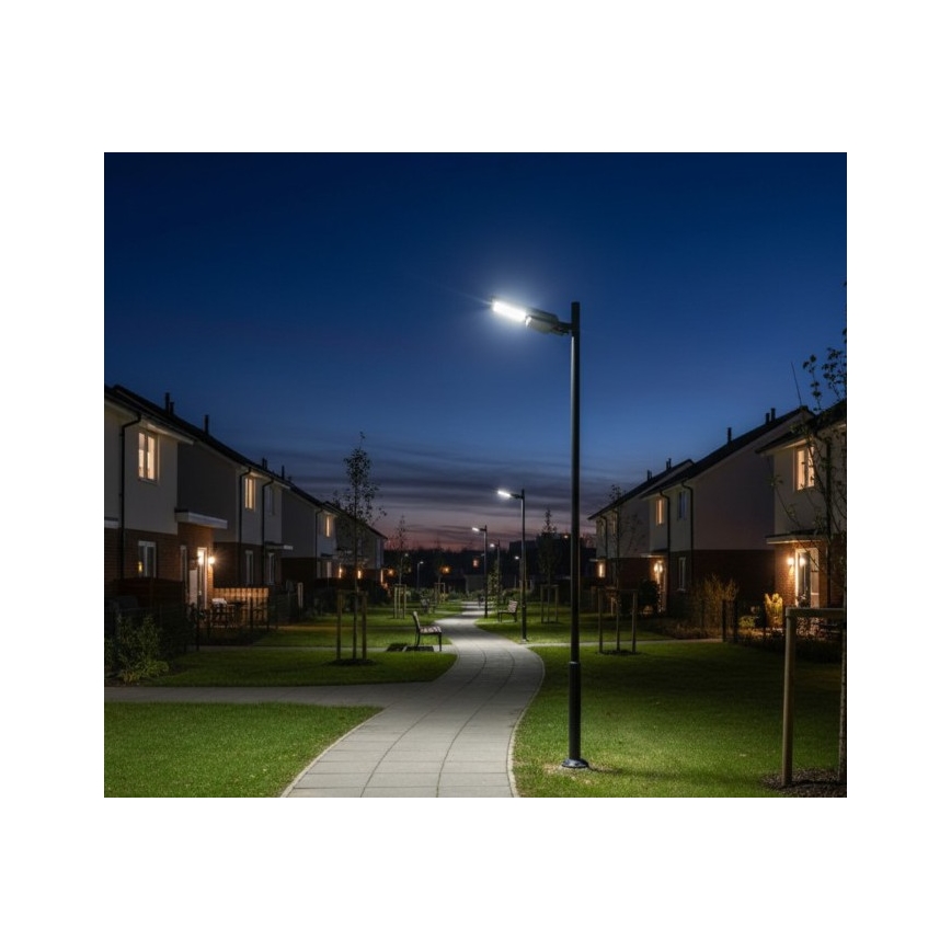 LED solcellsdriven gatulampa med sensor STREET LED/20W/7,4V 3000/4000/6000K IP65 5400 mAh