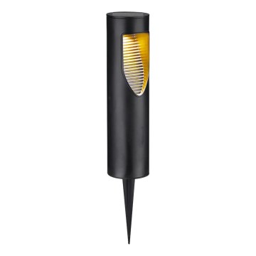 LED solcellslampa ADDIS LED/1,2V 600 mAh IP44 svart