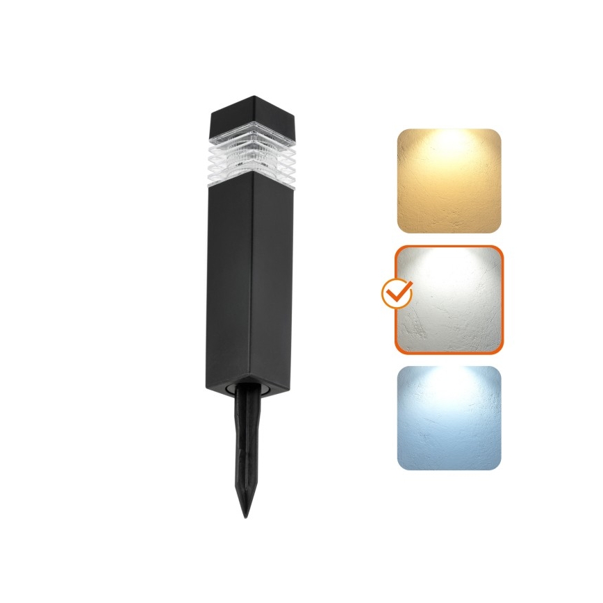 LED Solcellslampa AURORA LED/1xAAA 4000K IP44 100 mAh