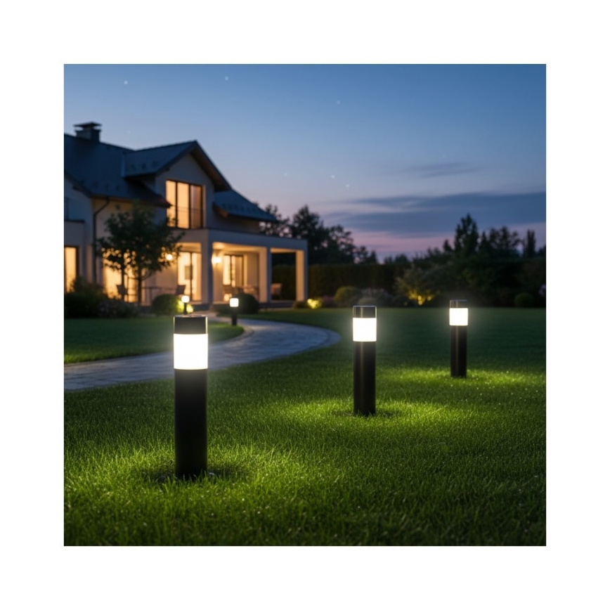 LED-solcellslampa AURORA LED/1xAAA 4000K IP44 100 mAh