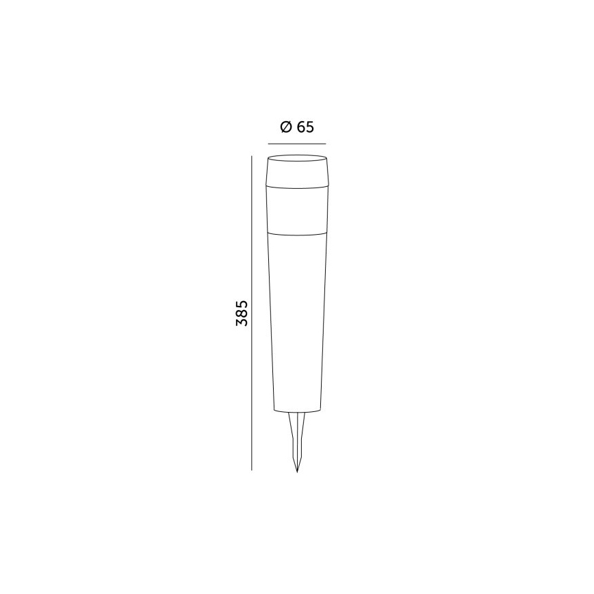 LED-solcellslampa AURORA LED/1xAAA 4000K IP44 100 mAh