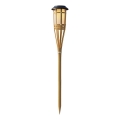 LED-solcellslampa BAMBOO, 1,2 V, 150 mAh, 1800 K, 56 cm, IP44, beige