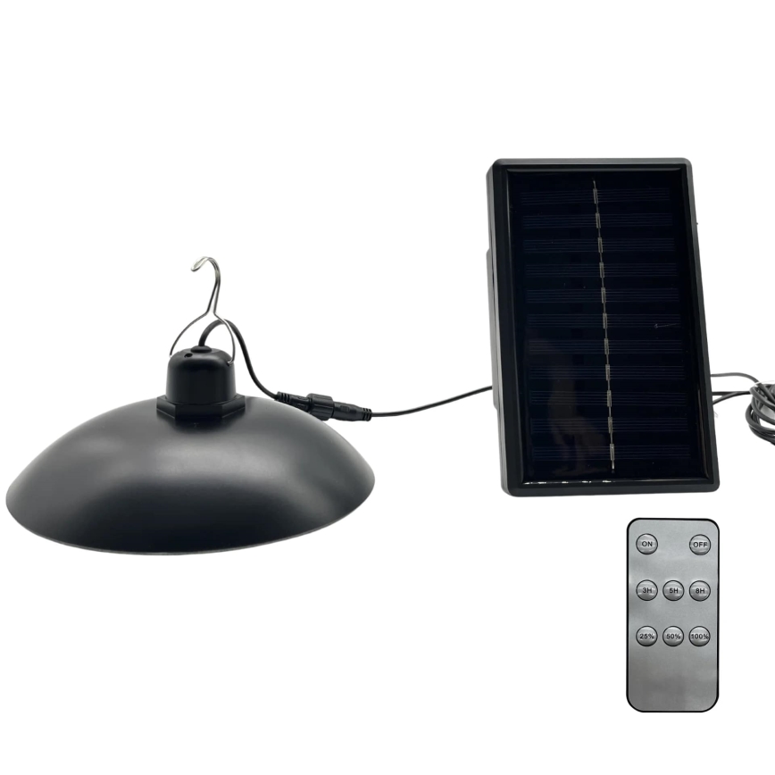 LED solcellslampa CELINA LED/1,8W/3,7V 2400 mAh IP44 + fjärrkontroll