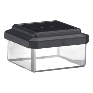 LED solcellslampa ELVO LED/4,5W/1,2V 300 mAh IP44 svart