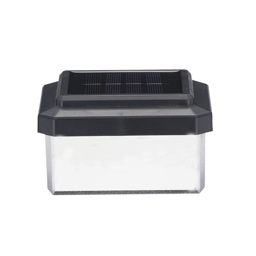 LED solcellslampa ELVO LED/4,5W/1,2V 300 mAh IP44 svart