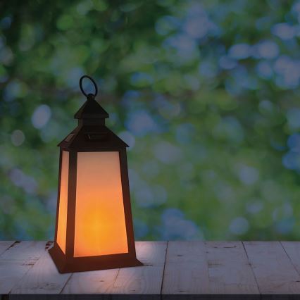 LED solcellslampa FENIX LED/1,2V 200 mAh IP44 svart