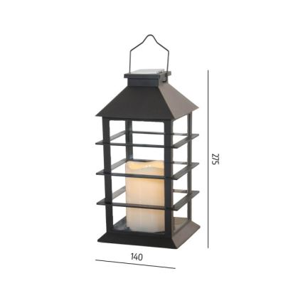 LED solcellslampa för upphängning CANDELIO P LED/1xAA 2700K IP44 200 mAh
