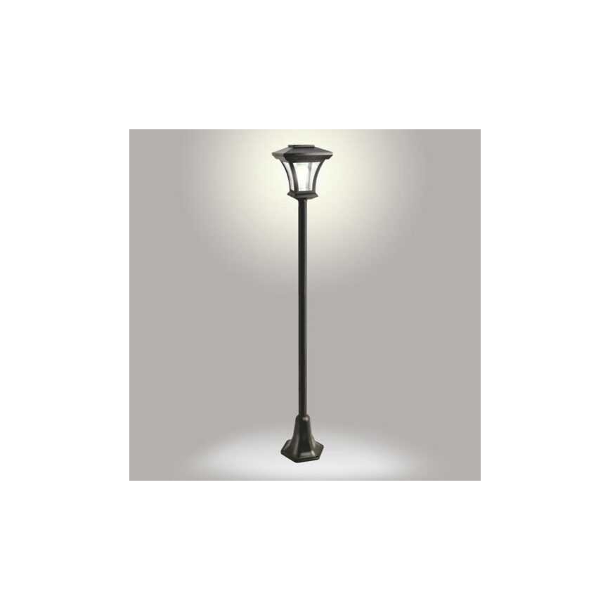 LED-solcellslampa för utomhusbruk LED 1,2 V 1800 mAh IP44 svart