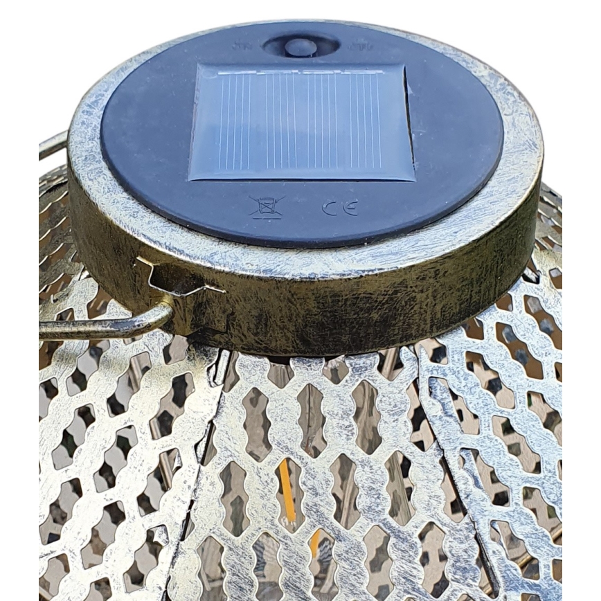 LED Solarlampa LAURA 1xE27/1,2V 300 mAh IP44