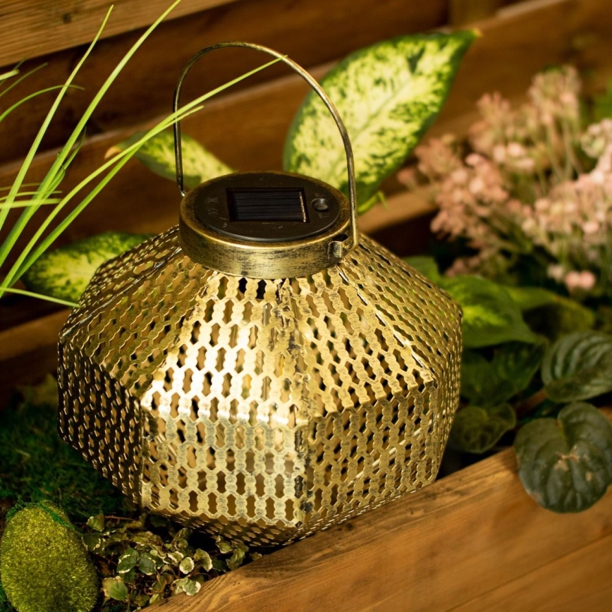 LED Solarlampa LAURA 1xE27/1,2V 300 mAh IP44