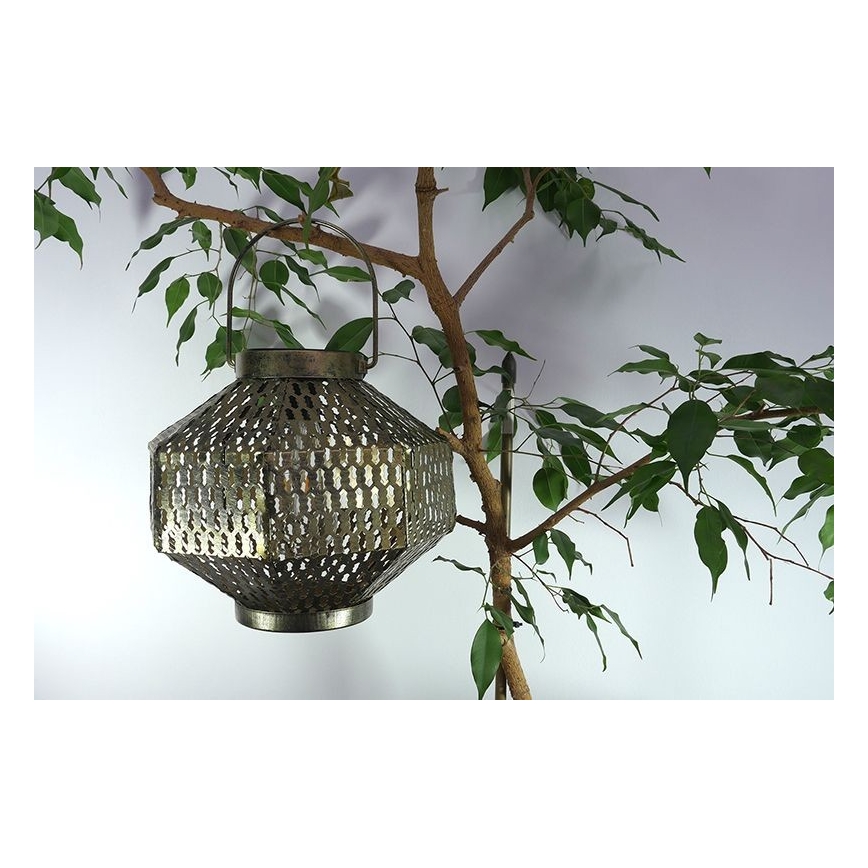 LED Solarlampa LAURA 1xE27/1,2V 300 mAh IP44