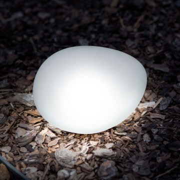 LED-solcellslampa LED 1,2 V, 300 mAh, IP44 – stenformad