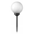 LED-solcellslampa LED 1,2 V, 6500 K, 200 mAh, Ø 20 cm, IP44, vit/svart