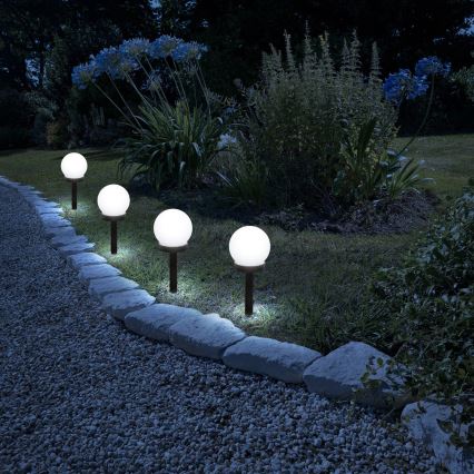 LED Solarlampa LED/1,2V 40mAh IP44 svart