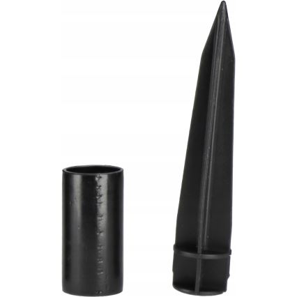LED-solcellslampa LED/1,2V 6500K 200 mAh Ø 10 cm IP44 vit/svart