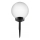 LED solcellslampa LED/1,2V 6500K 200 mAh Ø 25 cm IP44 vit/svart