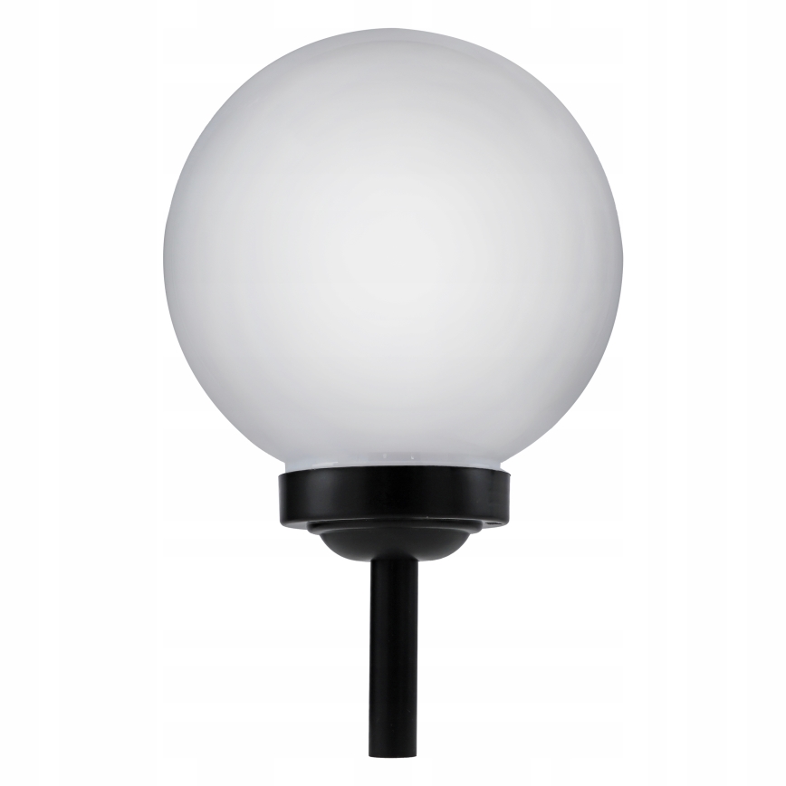 LED solcellslampa LED/1,2V 6500K 200 mAh Ø 25 cm IP44 vit/svart