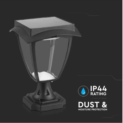 LED Solarlampa LED/2W/3,7V 3000/6000K IP65 2200 mAh