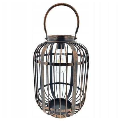 LED Solcellslampa LORETA 1xE27/1,2V 600 mAh IP44