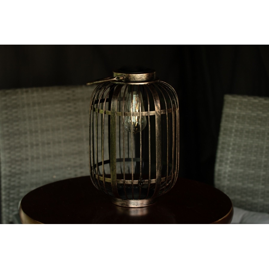 LED Solcellslampa LORETA 1xE27/1,2V 600 mAh IP44