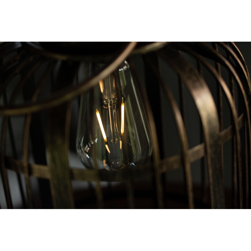 LED Solcellslampa LORETA 1xE27/1,2V 600 mAh IP44