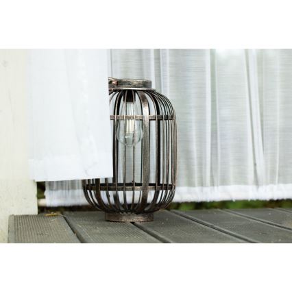 LED Solcellslampa LORETA 1xE27/1,2V 600 mAh IP44