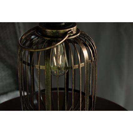 LED Solcellslampa LORETA 1xE27/1,2V 600 mAh IP44