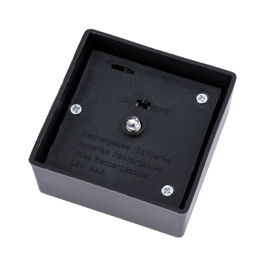 LED solcellslampa MARTIN LED/1,2V 150 mAh IP44 svart