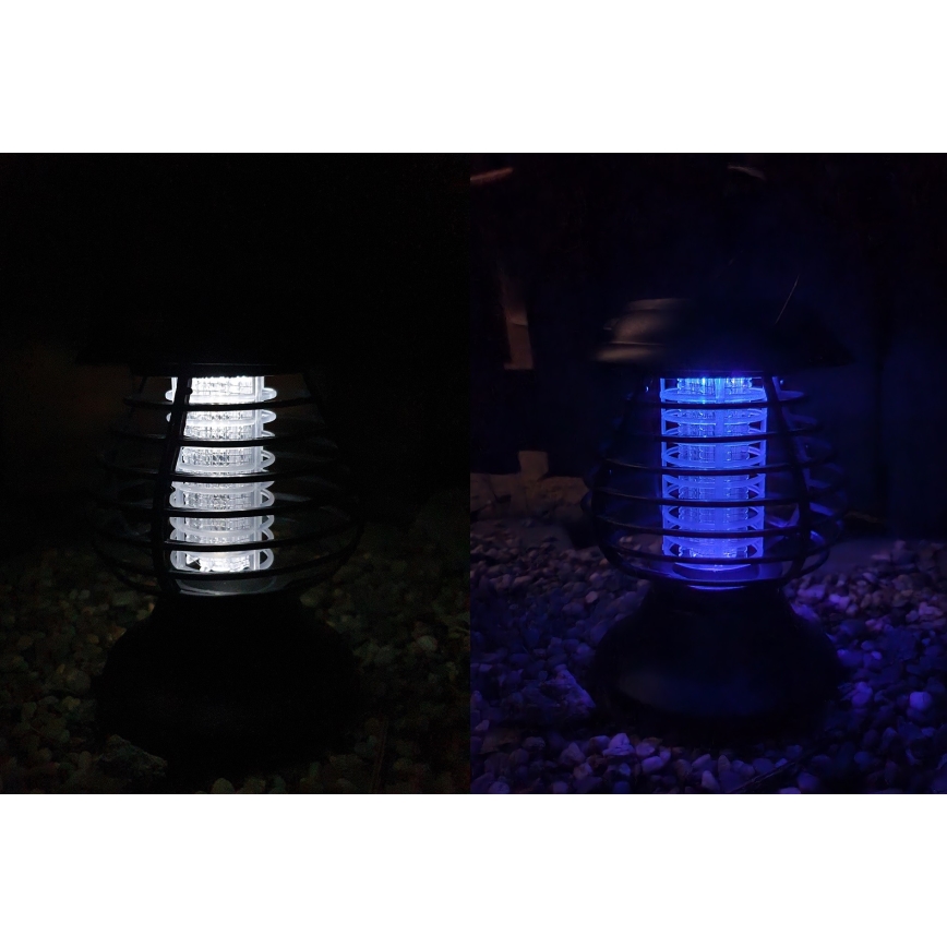 LED Solarlampa med insektsfångare LED/1,2V 600 mAh IP44