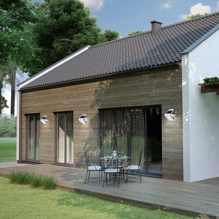 LED Solcellslampa med rörelse- och skymningssensor LED/1,5W/1200 mAh 3,7V IP65