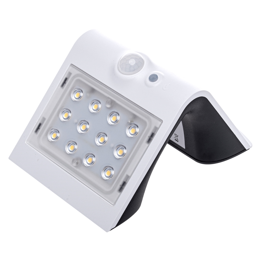 LED Solcellslampa med rörelse- och skymningssensor LED/1,5W/1200 mAh 3,7V IP65