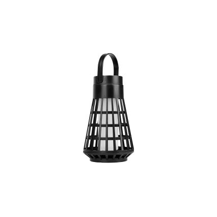 LED-solcellslampa med sensor 2-i-1 LED/1W/3,7V IP54 300 mAh svart