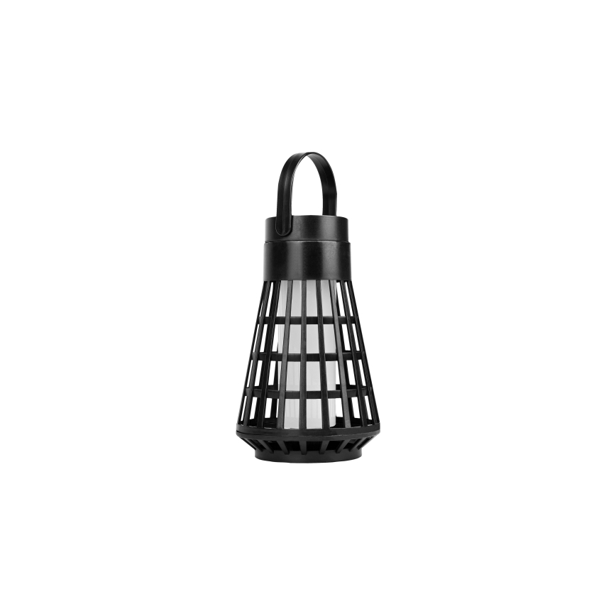 LED-solcellslampa med sensor 2-i-1 LED/1W/3,7V IP54 300 mAh svart