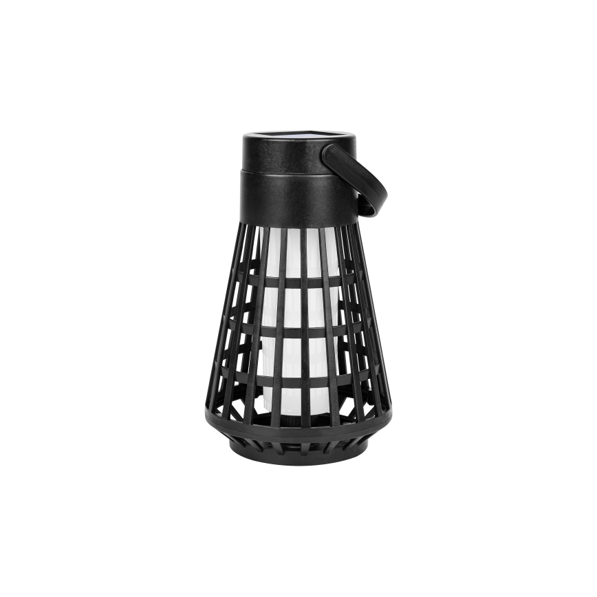 LED-solcellslampa med sensor 2-i-1 LED/1W/3,7V IP54 300 mAh svart