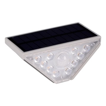 LED-solcellslampa med sensor ARI LED/4,5W/3,7V 600 mAh IP44 vit