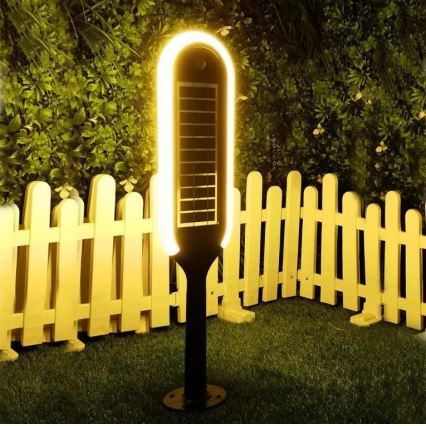 LED Solarlampa med sensor BOLLARD LED/5W/5,5V 70 cm 3000K IP65 2000 mAh