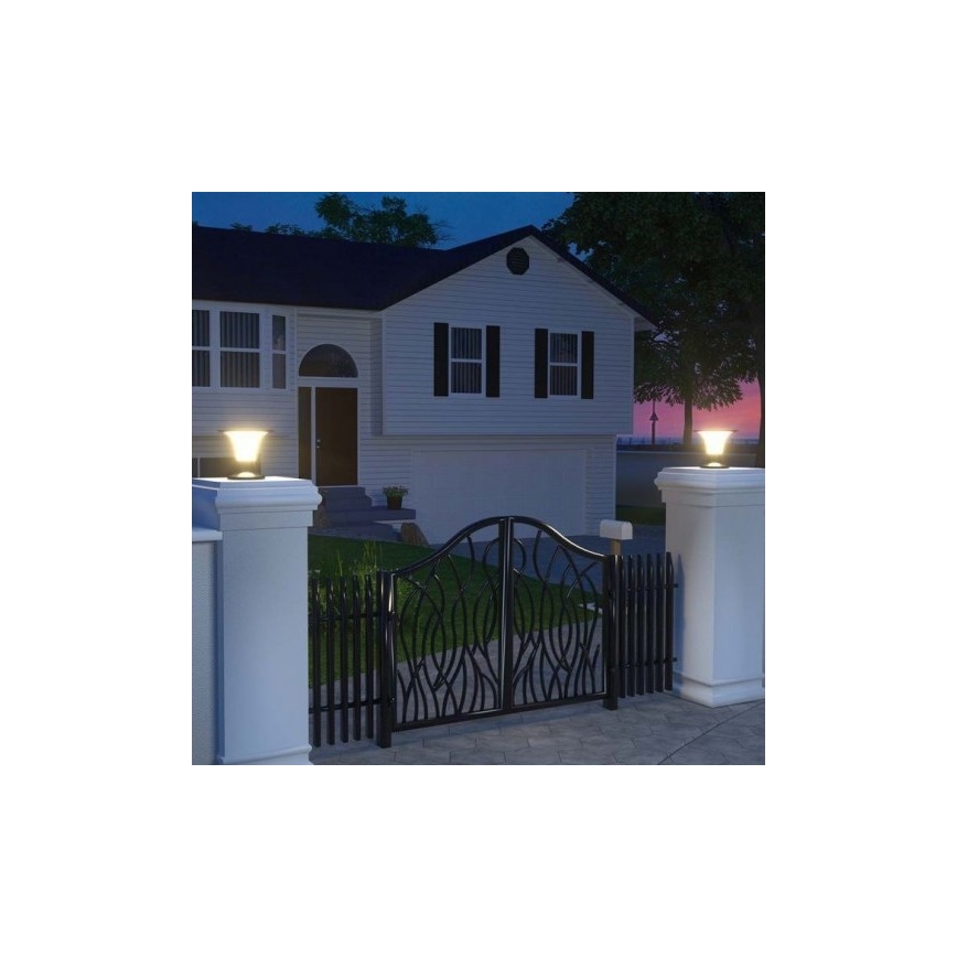 LED Solarlampa med sensor LED/15W/3,2V 4000K/6000K IP65 6000 mAh