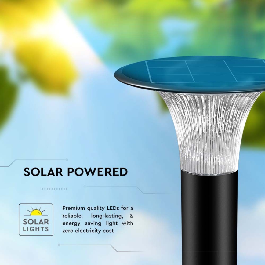 LED Solarlampa med sensor LED/15W/3,2V 4000K/6000K IP65 6000 mAh