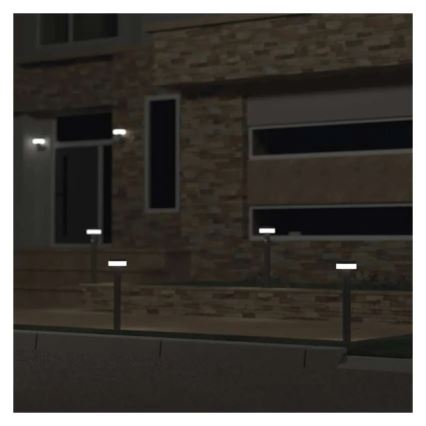 LED solcellslampa med sensor LED/2W/3,7V 1200 mAh IP44 50 cm