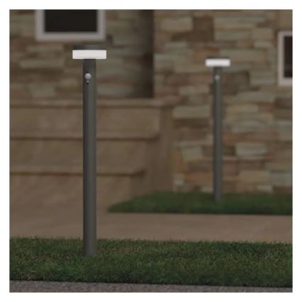 LED Solarlampa med sensor LED/2W/3,7V 1200 mAh IP44 80 cm