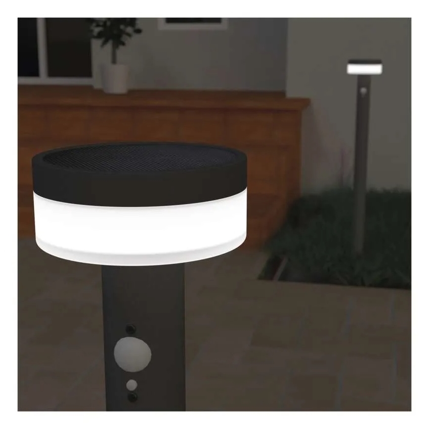 LED Solarlampa med sensor LED/2W/3,7V 1200 mAh IP44 80 cm