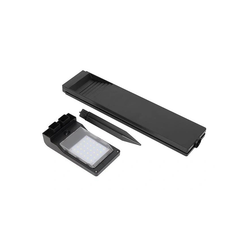 LED solcellslampa med sensor LED/3,7V 4000K 41,3 cm 2200 mAh IP65