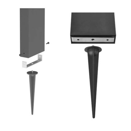 LED solcellslampa med sensor LED/4,4W/3,7V 2200 mAh IP44