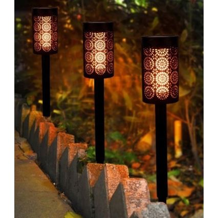 LED Solcellslampa med skymningssensor LED/2V IP44 600 mAh