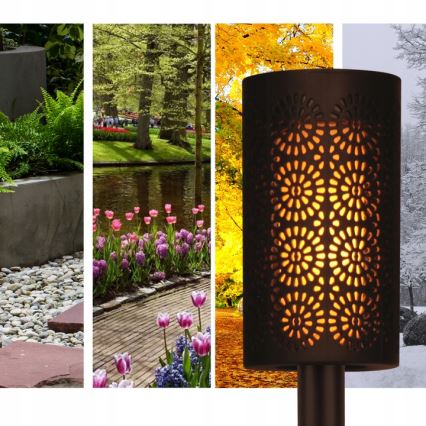 LED Solcellslampa med skymningssensor LED/2V IP44 600 mAh