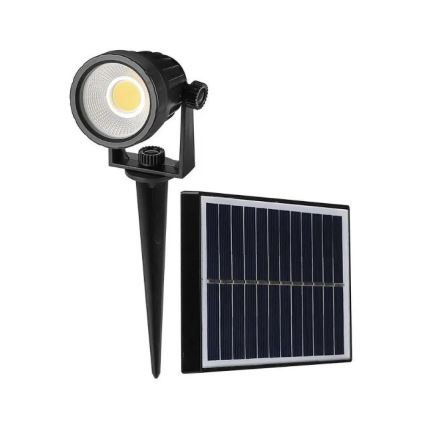 LED Solcellslampa SPIKE LED/2W/5,5V IP65 4000K 1200 mAh