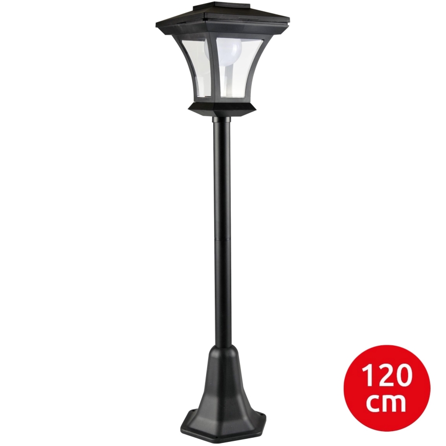 LED solcellslampa TIRANA LED/1,6W/1,2V 600 mAh IP44 svart